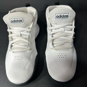 Adidas White High-Top Sneakers size 4